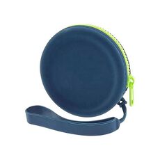 Borsa circolare per portamonete con cerniera per portamonete in silicone per animali domestici (blu scuro)