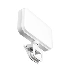 66 LED Selfie Fill Light Ricaricabile 3 modalità Luce tascabile con clip per riunioni di telefono, laptop, tablet (bianco)