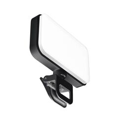 66 LED Selfie Fill Light Ricaricabile 3 modalità Luce tascabile con clip per telefono, laptop, tablet Riunioni (nero)