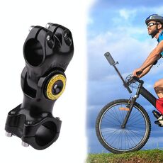 Adattatore per staffa per fotocamera per montaggio su manubrio per bicicletta da moto (nero)