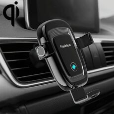 Supporto di ricarica wireless per telefono per auto a gravità S19 15W (nero)