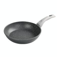 Maifan Stone padella antiaderente bistecca friggitrice a induzione gas generale, diametro: 24 cm (grigio)