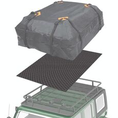 Borsa portabagagli impermeabile per tetto auto in tessuto Oxford 600D, stile: pacchetto tetto + tappetino antiscivolo