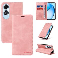 Per OPPO A60 4G Global BETOPNICE Custodia per telefono in pelle antifurto con aspirazione RFID (rosa)
