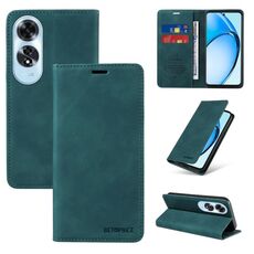 Per OPPO A60 4G Global BETOPNICE Custodia per telefono in pelle antifurto con aspirazione RFID (verde)