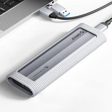 ORICO AXM2S-G2 Custodia SSD M.2 NVMe da 10 Gbps con cavo dati 2 in 1 Type-C + USB-A