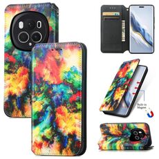 Per Honor Magic6 Pro CaseNeo Custodia per telefono in pelle magnetica colorata (Nuvola colorata)
