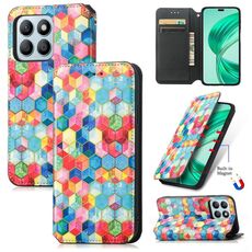 Per Honor X8b CaseNeo Custodia per telefono in pelle magnetica colorata (Spazio magico)