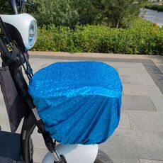 Batteria per auto Cestino anteriore Copertura antipioggia Cestino per bicicletta Borsa impermeabile Universale, Taglia: Grande (Blu)