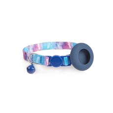 Custodia con design stampato per supporto per collare per animali AirTag con campanello e fibbia di sicurezza, stile: Fantasy Sky