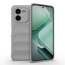 Per vivo iQOO Z9X 5G Magic Shield TPU + custodia per telefono in flanella (grigio)