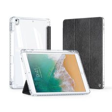 Per iPad 7/8/9 10.2/Air 3/Pro 10.5 2017 DUX DUCIS Unid Series PU+TPU Smart Tablet Case (Nero)