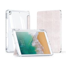Per iPad 7/8/9 10.2/Air 3/Pro 10.5 2017 DUX DUCIS Unid Serie PU+TPU Smart Custodia per tablet (Rosa)