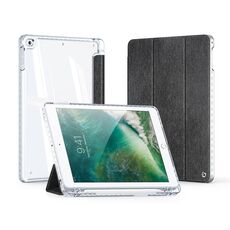 Custodia smart tablet PU+TPU per iPad 9.7 2017/2018 DUX DUCIS Unid serie (nero)