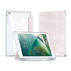 Custodia smart tablet PU+TPU per iPad 9.7 2017/2018 DUX DUCIS serie Unid (rosa)