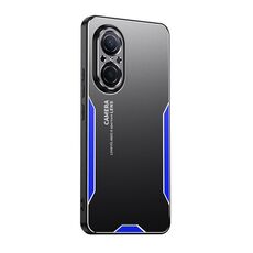 Per Honor 50 SE Blade Series Custodia per telefono ibrida in metallo TPU (blu)