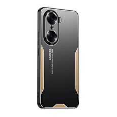Per Honor 60 Blade Series Custodia per telefono ibrida in metallo TPU (oro)