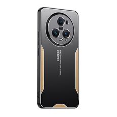 Per Honor Magic5 Pro Blade Series Custodia per telefono ibrida in metallo TPU (oro)