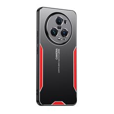 Custodia per telefono ibrida in metallo TPU per Honor Magic5 Pro Blade Series (rossa)