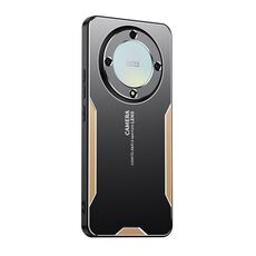 Per Honor X9a Blade Series Custodia per telefono ibrida in metallo TPU (oro)