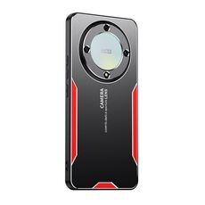 Custodia per telefono ibrida in metallo TPU per Honor X9a Blade Series (rossa)