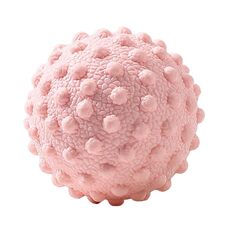 Sfera per massaggio yoga per riflessologia plantare, fascia solida in TPR (rosa chiaro)