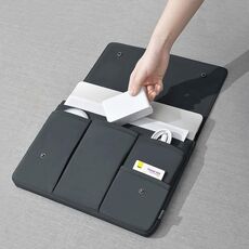 Custodia per laptop multistrato impermeabile e antiurto, dimensioni: 13 pollici (nero)