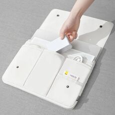 Custodia per laptop multistrato impermeabile e antiurto, dimensioni: 16 pollici (bianco)