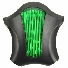 Starfish 5 LED Luce laser per bicicletta Luci di sicurezza Accessori per mountain bike(Verde)
