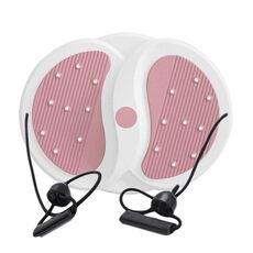 Magneti per la casa con disco torcente in vita muta, attrezzature per il fitness sportivo in vita, colore: con corda da tirare rosa