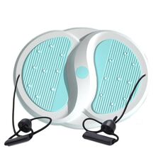 Magneti per la casa con disco torcente in vita muta, attrezzature per il fitness sportivo in vita, colore: con corda da tirare blu