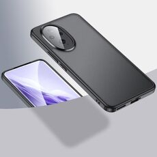 Per Honor 200 Armor Custodia rigida per PC in TPU trasparente (nero opaco)