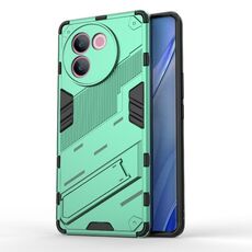 Per vivo V30e 5G Global Punk Armor 2 in 1 PC + custodia per telefono TPU con supporto (verde)