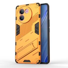 Per vivo V30e 5G Global Punk Armor 2 in 1 PC + custodia per telefono in TPU con supporto (arancione)