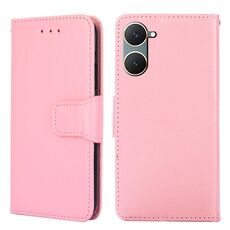 Custodia per cellulare in pelle con texture cristallo per vivo Y03 4G (rosa)