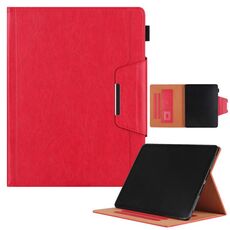 Custodia per tablet Smart in pelle con fibbia in metallo tinta unita per iPad Pro 13 2024 (rosso)
