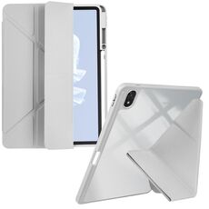 Per Huawei MatePad Air 11.5 2023 Custodia per tablet in pelle con deformazione acrilica trasparente (grigio)