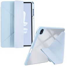 Per Huawei MatePad Air 11.5 2023 Custodia per tablet in pelle con deformazione acrilica trasparente (blu ghiaccio)