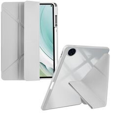 Per Huawei MatePad Pro 11 2022/2024 Custodia per tablet in pelle con deformazione acrilica trasparente (grigio)