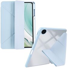 Per Huawei MatePad Pro 11 2022/2024 Custodia per tablet in pelle con deformazione acrilica trasparente (blu ghiaccio)