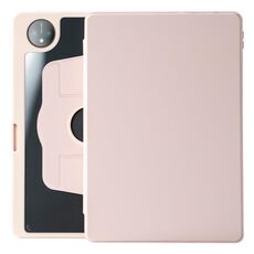 Per Huawei MatePad Pro 11 2022/2024 Custodia in pelle per tablet con supporto per rotazione a 360 gradi in acrilico (rosa)