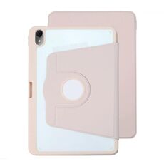Per Huawei MatePad Air 11.5 2023 Custodia in pelle per tablet con supporto di rotazione a 360 gradi in acrilico (rosa)