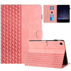 Custodia Smart Tablet in pelle goffrata per Samsung Galaxy Tab A8 X200 Mattoncini (rosa)