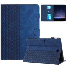 Per Samsung Galaxy Tab A 8.0 T350 Custodia Smart Tablet in pelle goffrata con blocchi da costruzione (blu)
