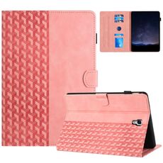 Custodia Smart Tablet in pelle goffrata per Samsung Galaxy Tab A 10.5 T590 (rosa)