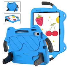 Per iPad Air 11 2024 Ice Baby EVA Custodia rigida antiurto per tablet PC (blu cielo + nero)