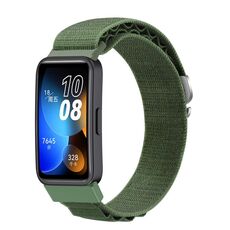 Per cinturino in nylon ad anello Huawei Band 8/9 (verde)
