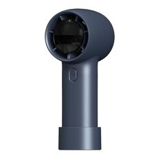 Mini ventilatore ad alta velocità a 100 velocità con display digitale a turbina portatile per esterni, colore: blu navy