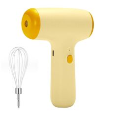 Mini miscelatore elettrico multifunzione portatile wireless, colore: stick singolo beige (5 marce)