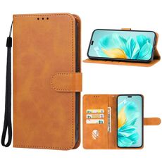 Custodia in pelle per telefono Honor 200 (marrone)
